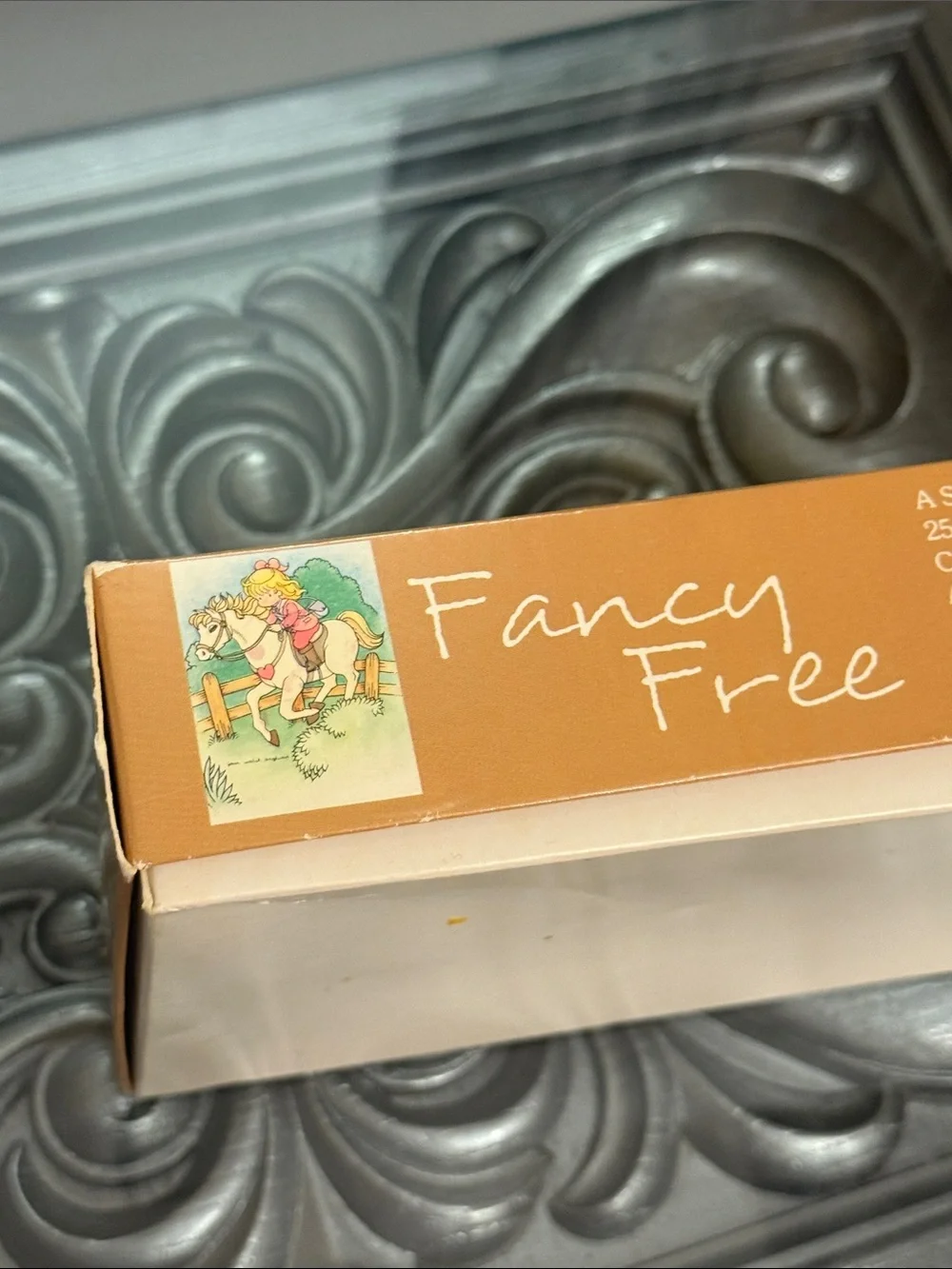 Vintage 1989 Joan Walsh Anglund 25 Piece Puzzle Fancy Free Horse Girl Cute